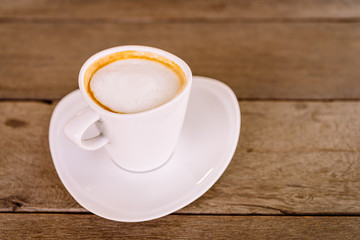 Latte coffee cup