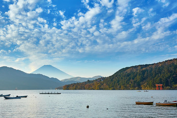 Fototapeta na wymiar Scenic view of the mount Fuji