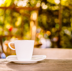 Latte coffee cup