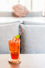 Strawberry juice cocktail