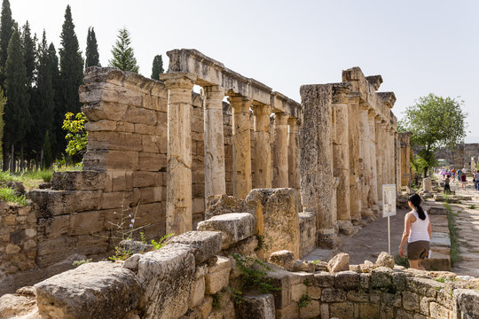 Hierapolis, Turkey. Latrines (public toilet)