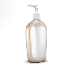 Plastic bottle with soap