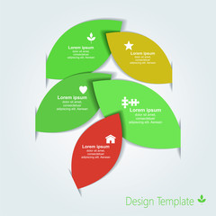 Infographic design template. Vector illustration