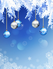 Fototapeta na wymiar Abstract Vector Christmas Background
