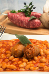 Fagioli all'uccelletto