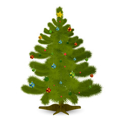 Christmas tree vector