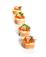 Canape with Caviar