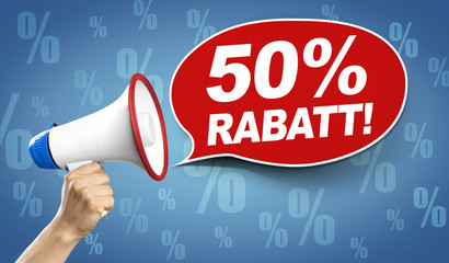 50% Rabatt