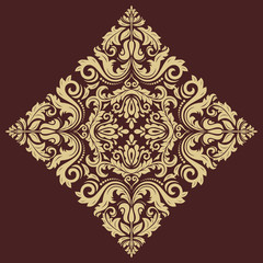 Orient Vector Pattern. Abstract Background