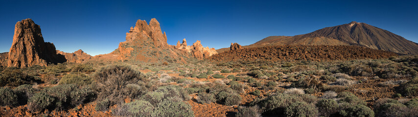 Garcia Rocks and volcano Teide