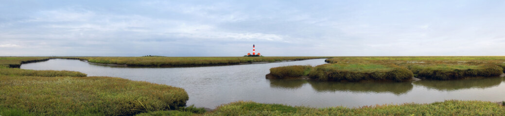 Leuchtturm Westerhever  Panorama