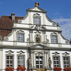 Fototapeta na wymiar Rathaus von WANGEN im Allgäu