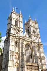 Fototapeta na wymiar Architectural detail of Westminster Abbey in London, UK