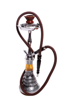 Classic hookah with colored hoses