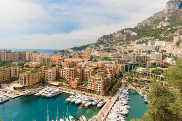 Fototapeta na wymiar Monaco marina