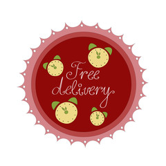Badge Free delivery
