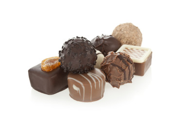 Gourmet chocolate bonbons