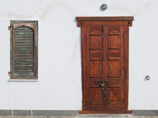 weird wooden door