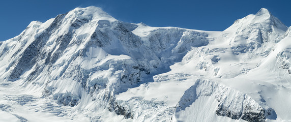 panorama of glacier