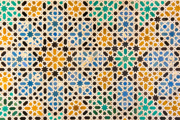 Colorful mosaic tiles