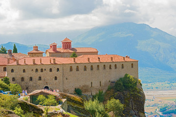 Fototapeta na wymiar The Holy Monastery of St. Stephen, Meteora, Greece