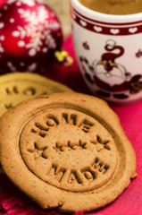 Gingerbread cookies and coffee