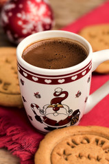 Coffee and gingerbread cookies