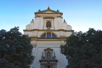 Fototapeta na wymiar Church of Our Lady Victorious in Mala Strana