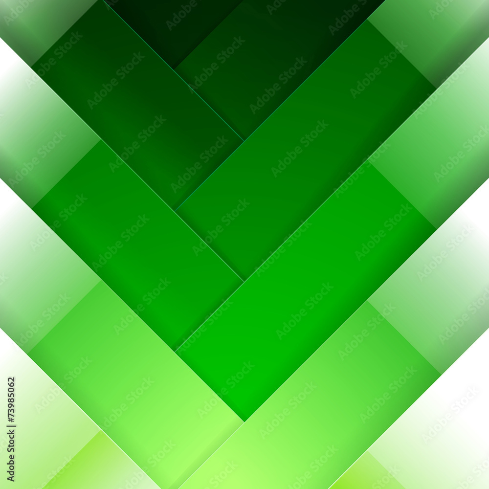 Poster abstract green crossing rectangle shapes background
