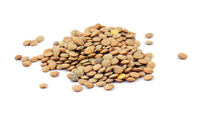 lentils isolated