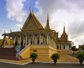Fototapeta premium Royal palace in Phnom Penh Cambodia