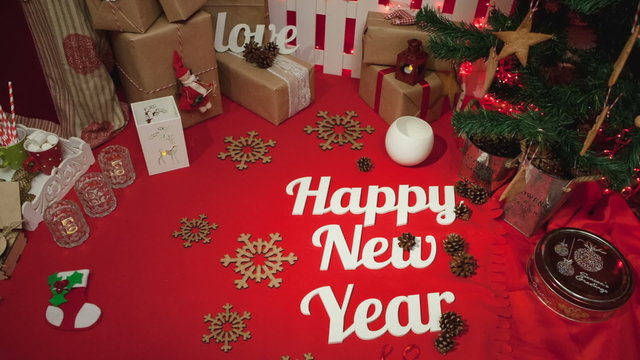 Happy New Year - Christmas background