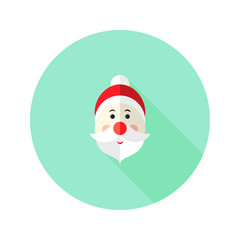 Christmas Santa Claus Flat Icon
