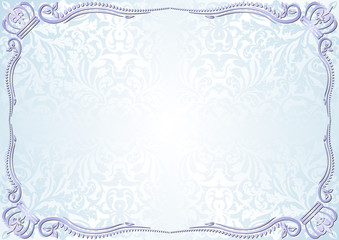light blue ornate background