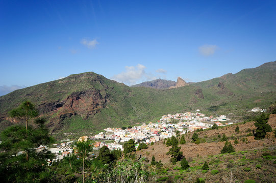 Blick auf Tamaimo im Santiago-Tal