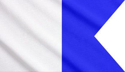 Diver down flag waving © yossarian6