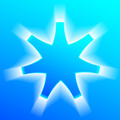 star-effect-amount-of-blue-gradient-background