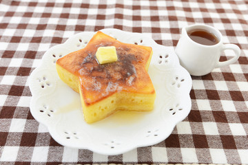美味しそうなホットケーキ