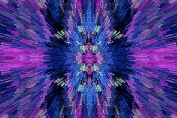 Obraz premium very bright and motley abstraction