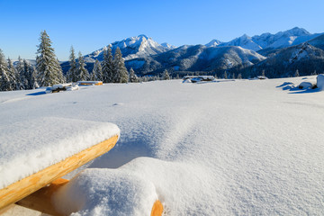 Winter landscape of Rusinowa polana, Tatra Mountains, Poland © pkazmierczak