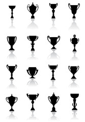 Sporting trophies or winners cups