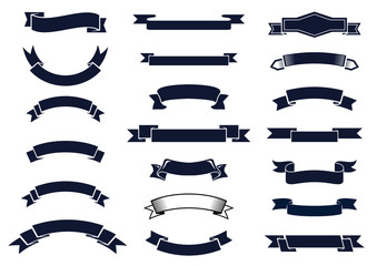 Classic vintage ribbon banners © Vector Tradition
