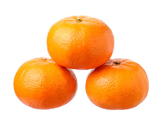 Orange fruit isolated on white background
