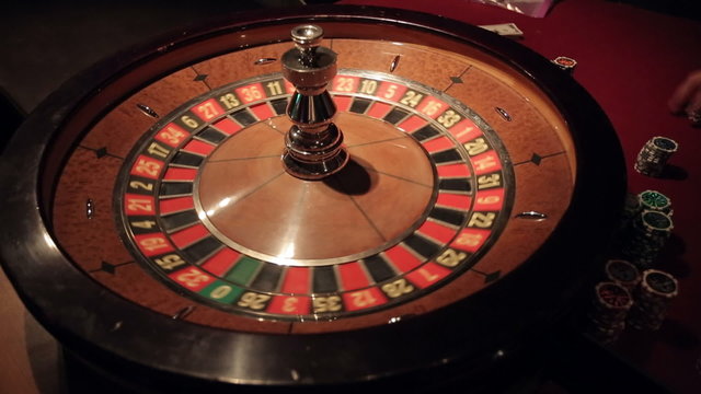 Gambling casino roulette. Sequence