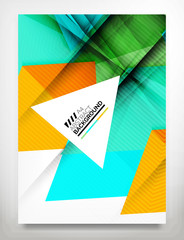 Fototapeta premium Flyer, Brochure Design Template