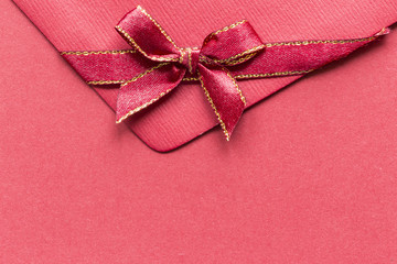 envelope with bow