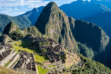 Cercles muraux Rudnes Machu Picchu ruins peruvian Andes  Cuzco Peru