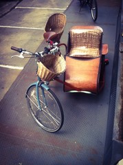 bicycle with sidecar