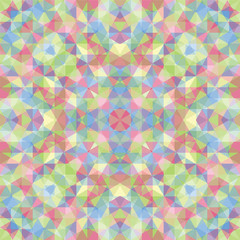 Triangular Mosaic Colorful Background