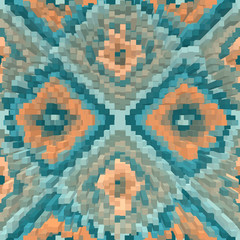 Fototapeta na wymiar Ethnic geometric ornament. pattern background